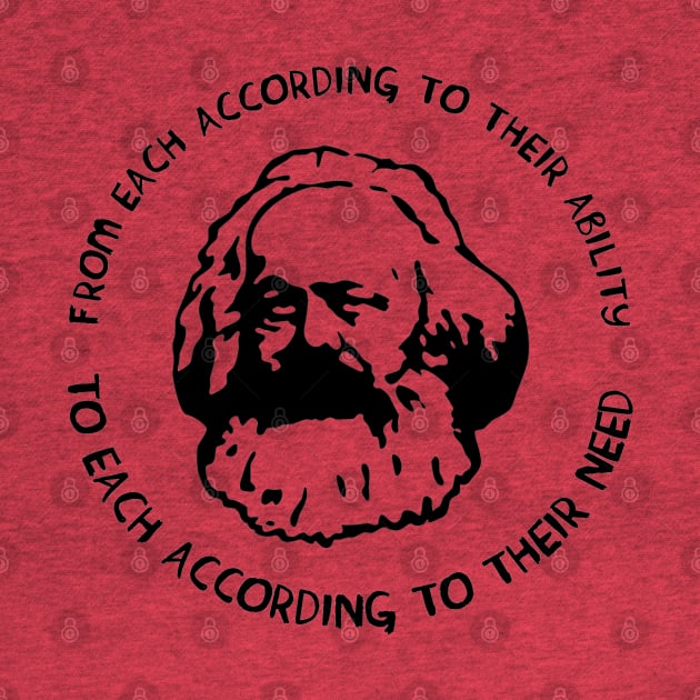 From Each According to Their Ability, To Each According to Their Need - Karl Marx by SpaceDogLaika